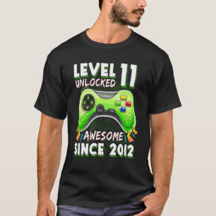 Elva 11 år BDay Boy Gamer 11 år gammal T Shirt