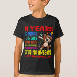 Elva år av Fantastisk 11:e födelsedagsbarn T Shirt