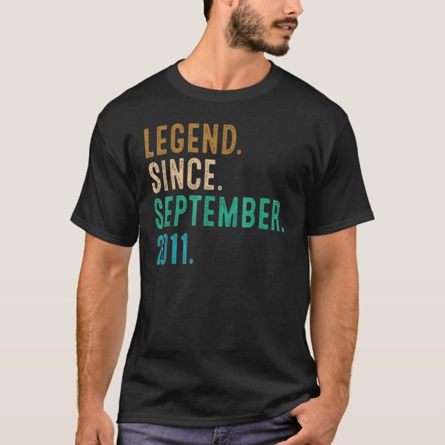 Elva år gammal förklaring sedan september 2011 elf t shirt (Framsida)