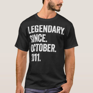 Elva år gammal legendary sedan oktober 2011 elfte t shirt
