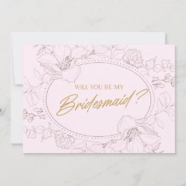 Elva Elegantens Blommigt kommer du att bli min Bri Inbjudningar