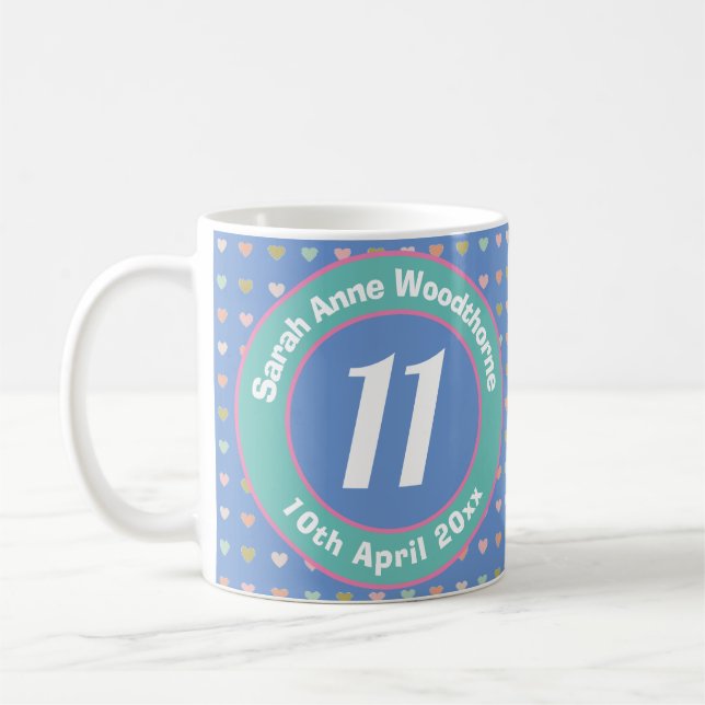 Elva Gamla. Elfte födelsedagen Kaffemugg (Vänster)