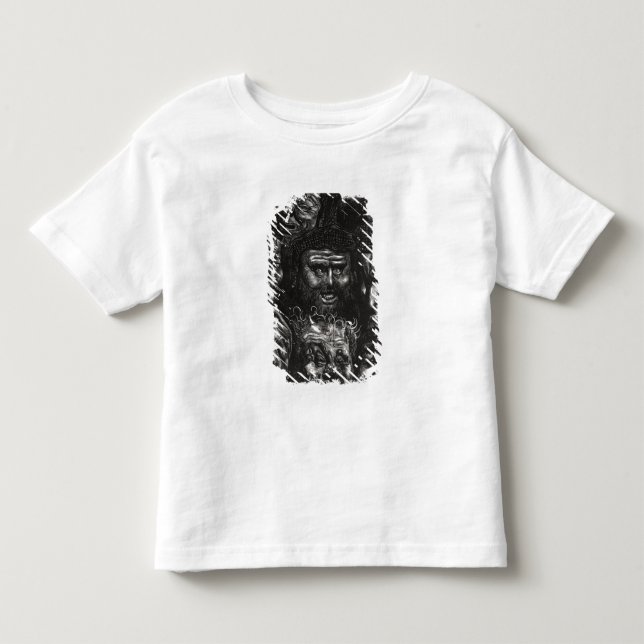 Elva groteska ansikten t-shirt (Framsida)