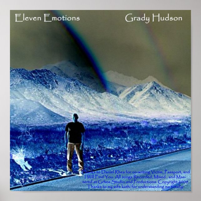 Elva Känslor Grady Hudson Album Cover Poster (Framsidan)