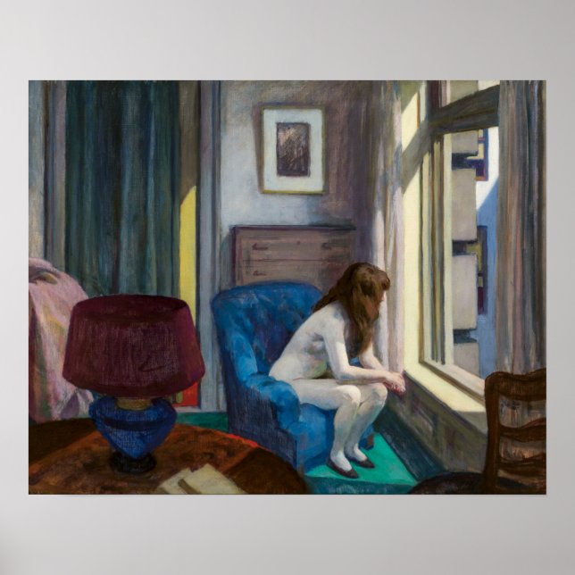 Elva på förmiddagen | Edward Hopper | Poster (Framsidan)