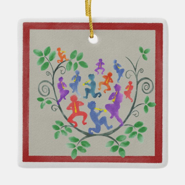 Elva Piper Piping jul Ornament (Framsida)