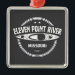 Elva Point River Missouri Kayaking Julgransprydnad Metall<br><div class="desc">Elva Point National Vild and Scenia River är en 44-milsskyddad del av Elva Point River i Ozark-bergen i södra Missouri,  som 1968 utsetts till fri flod,  rent vatten,  och utomordentligt anmärkningsvärda värden som geologi,  rekreation och djurliv</div>