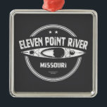 Elva Point River Missouri Kayaking Julgransprydnad Metall<br><div class="desc">Elva Point National Vild and Scenia River är en 44-milsskyddad del av Elva Point River i Ozark-bergen i södra Missouri,  som 1968 utsetts till fri flod,  rent vatten,  och utomordentligt anmärkningsvärda värden som geologi,  rekreation och djurliv</div>