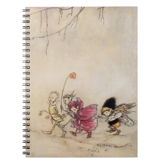 Elvar och Älvor Anteckningsbok (Framsidan)