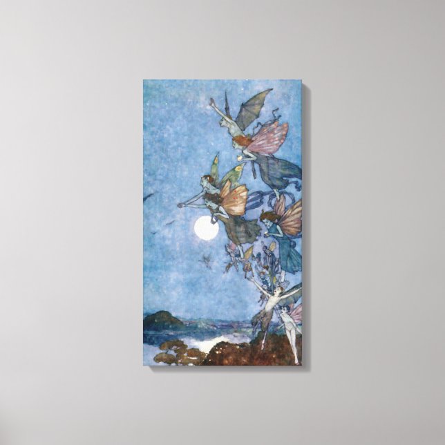 Elvar och Älvor från Tempest Canvastryck (Framsida)