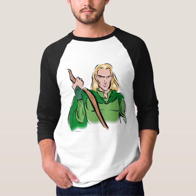 Elven bågskytt t-shirt (Framsida)