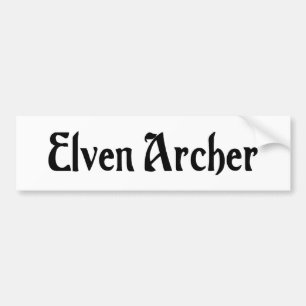 Elven bågskyttbildekal bildekal