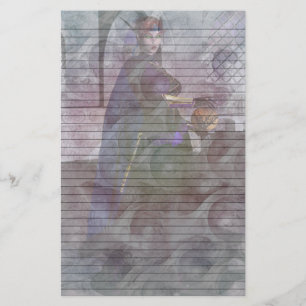 Elven Fantasy Stationery med Linjer som tillval Brevpapper