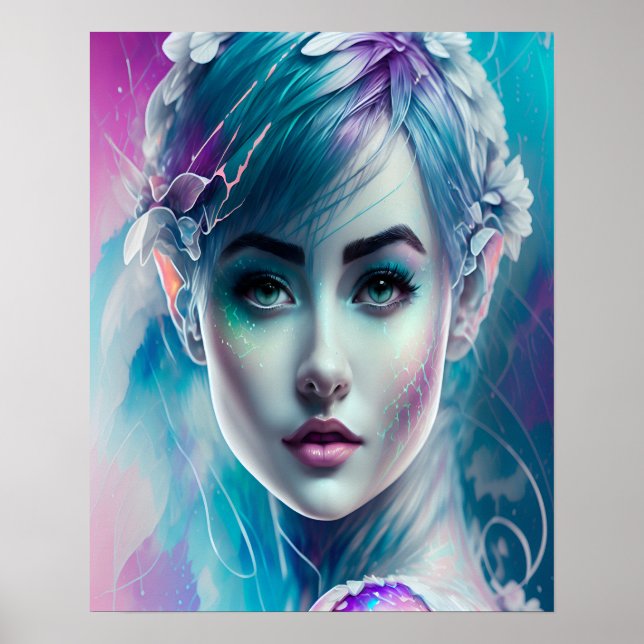 Elven Flower Poster (Framsidan)