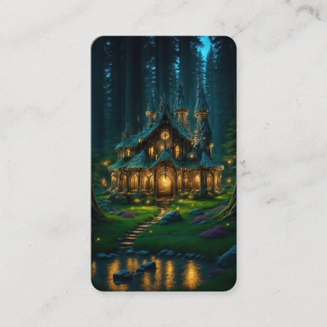 Elven Glade Castle Bookmark Visitkort (Framsida)