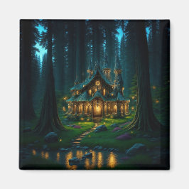 Elven Glade Castle Magnet