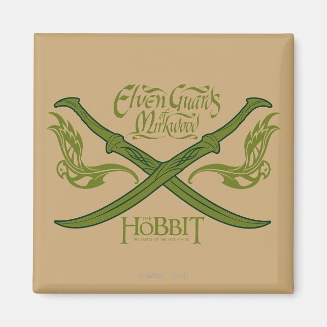 Elven Guards of Mirkwood Movie Icon Magnet (Framsidan)