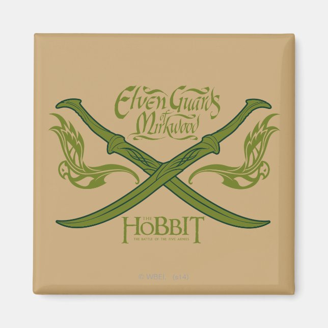 Elven Guards of Mirkwood Movie Icon Magnet (Framsidan)
