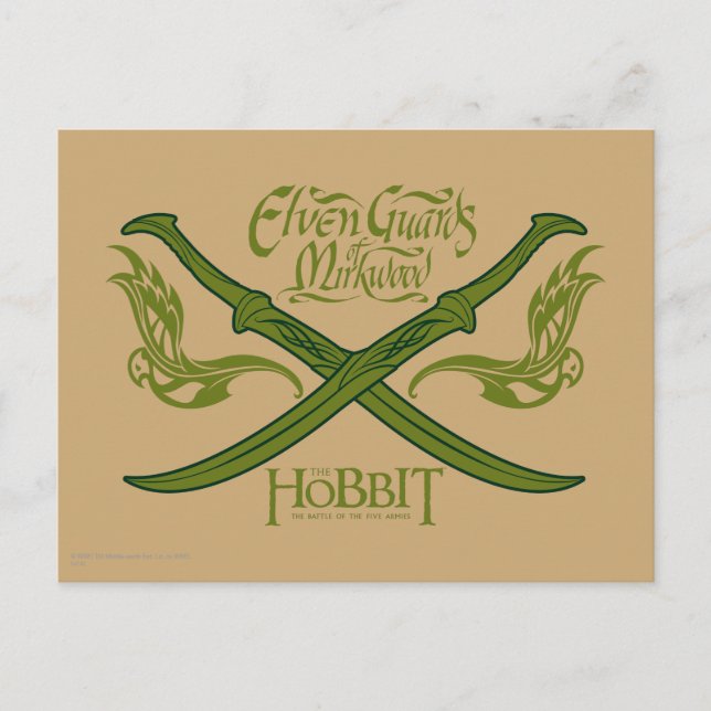 Elven Guards of Mirkwood Movie Icon Vykort (Framsida)