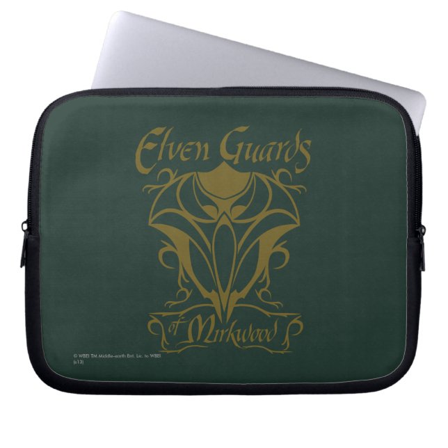 Elven Guards of Mirkwood Namn Laptop Sleeve (Framsidan)