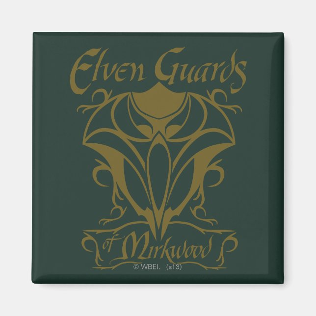 Elven Guards of Mirkwood Namn Magnet (Framsidan)
