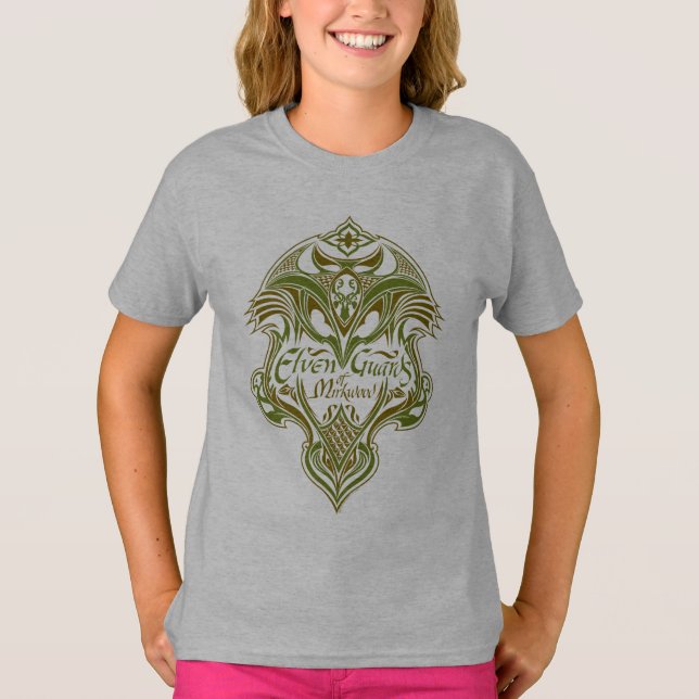 Elven Guards of Mirkwood Shield Icon T-shirt (Framsida)