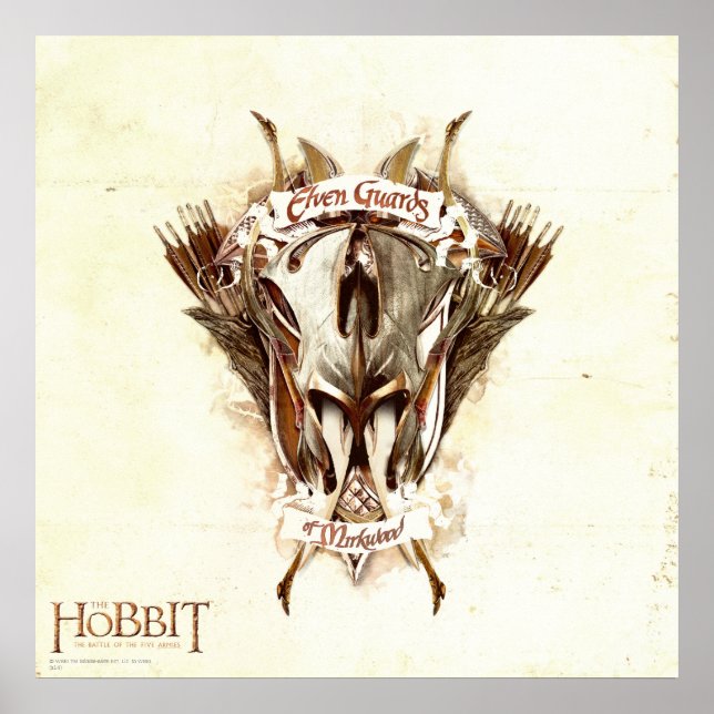 Elven Guards of Mirkwood Weaponry Poster (Framsidan)