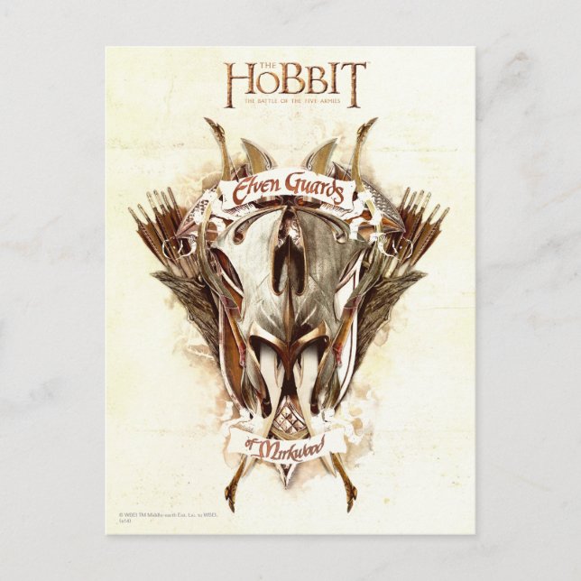 Elven Guards of Mirkwood Weaponry Vykort (Framsida)