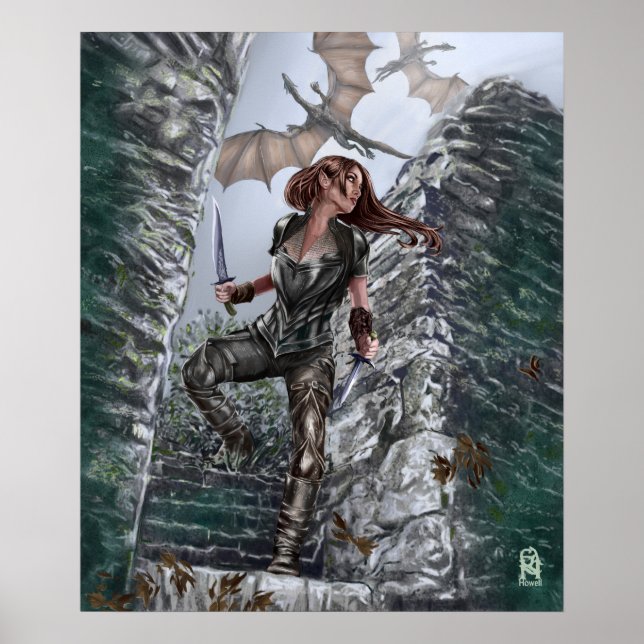 Elven Huntress Poster (Framsidan)