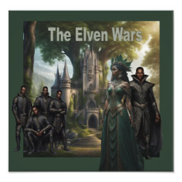 Elven Krig, Bok 2 Cover Art Fototryck