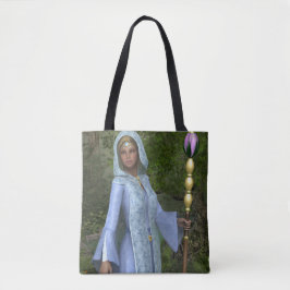 Elven Maiden All-over Print Tote Bag Tygkasse