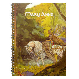 Elven Princess i Forest Drawstring Backpack Anteckningsbok