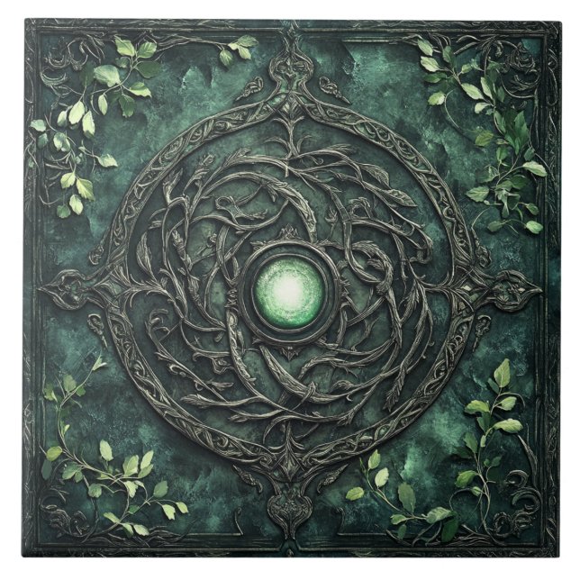 Elven Rotund Kakelplatta (Framsidan)