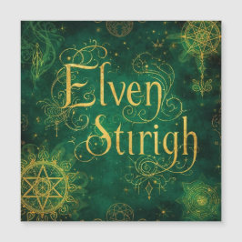 Elven Stirigh – Sigils in Green