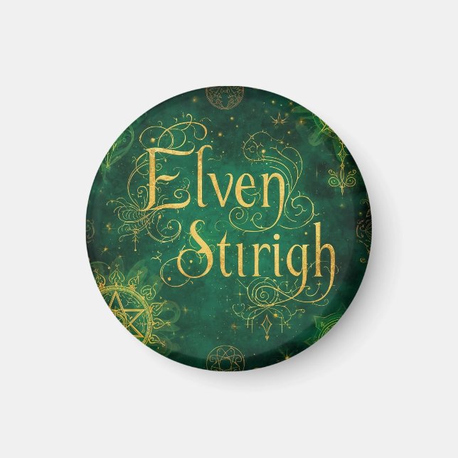 Elven Stirigh – Sigils in Green Magnet (Framsidan)