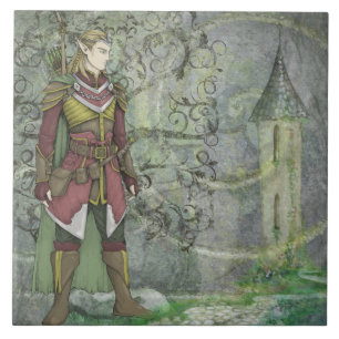 Elven Wanderer Returnerar Kakelplatta