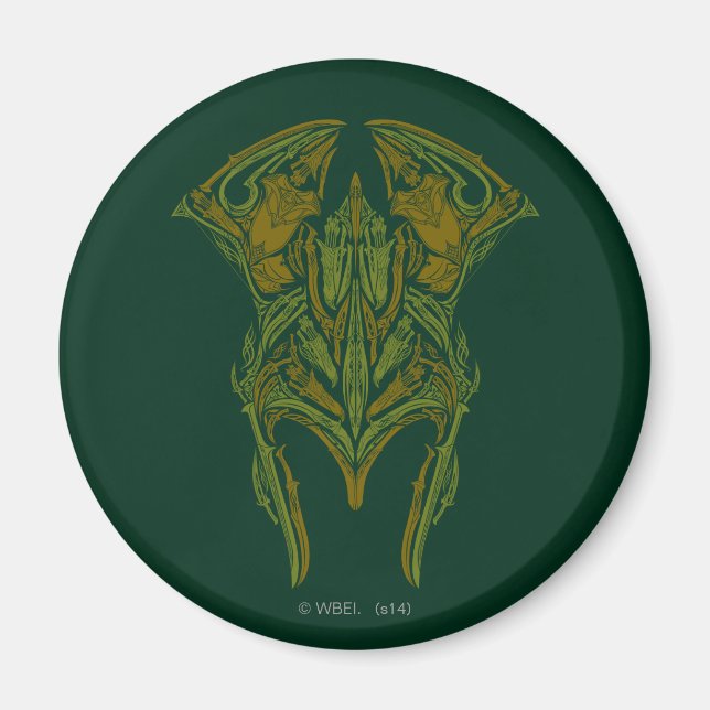 Elven Weapons Helmet Icon Magnet (Framsidan)