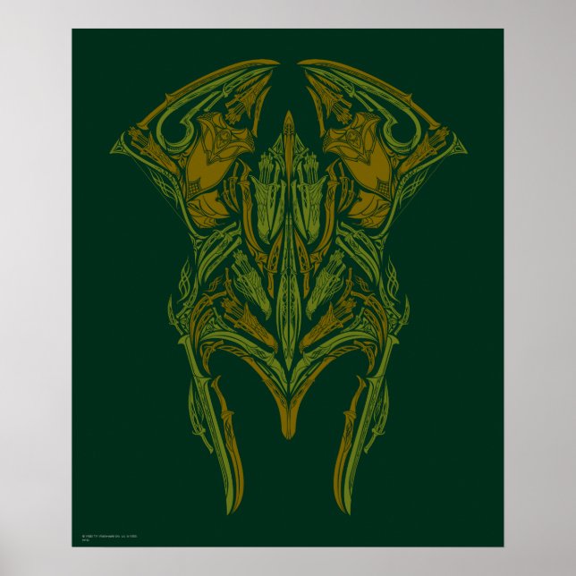 Elven Weapons Helmet Icon Poster (Framsidan)