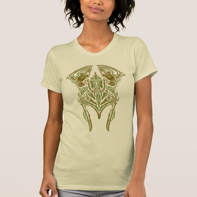 Elven Weapons Helmet Icon T-shirt (Framsida)