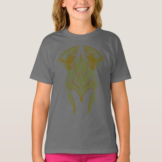 Elven Weapons Helmet Icon T Shirt (Framsida)