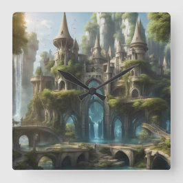 Elven Worlds Fyrkantig Klocka