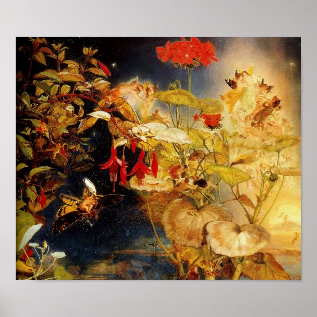 "Elves and Älvors, A Midsommar Night's Dream" Poster (Framsidan)