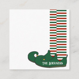 Elves Ben God jul Gift Märkre Tilläggskort