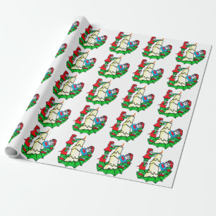 ELVES DECORATE-papper Presentpapper