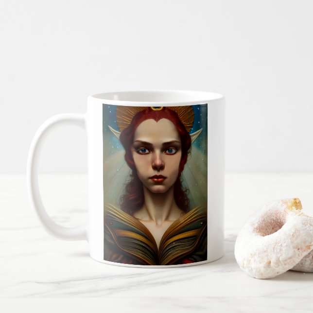 Elves Fairy Mugg gudinna (Med munk)