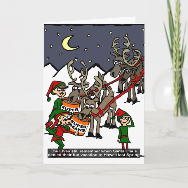Elves Get Revenge Helgkort (Framsida)