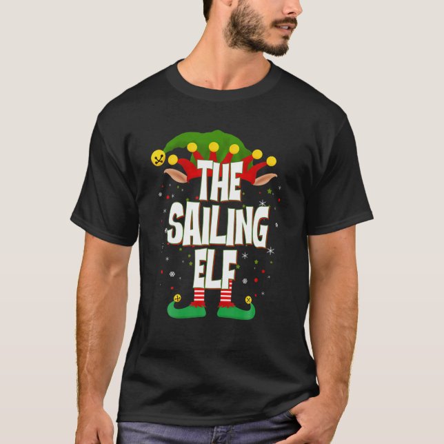 Elves Group, Sailing Elf-julen T Shirt (Framsida)