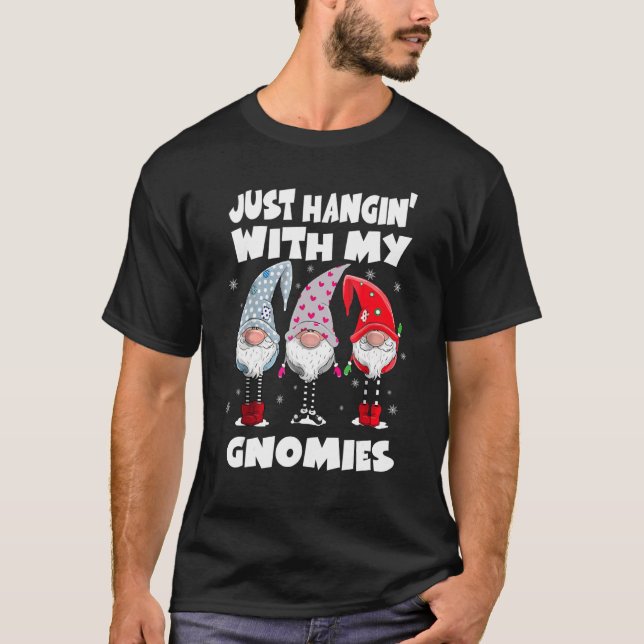 Elves jul Gnomies Matching Family Pajama Cos T Shirt (Framsida)
