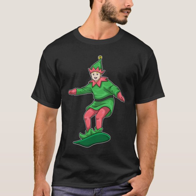 Elves julsnäcka t shirt (Framsida)