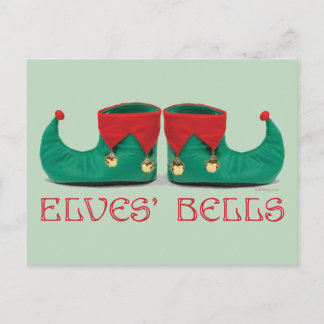 Elves Klockor Vykort